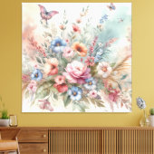 Floral Dream Leinwanddruck (Insitu (Wohnzimmer))