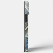 Floral Dream Muster Abstraktes Blue Khaki Fraktal Case-Mate iPhone Hülle (Rückseite / Rechts)