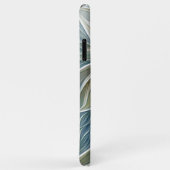 Floral Dream Muster Abstraktes Blue Khaki Fraktal Case-Mate iPhone Hülle (Hinten/Rechts)