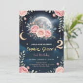 Floral Dreams for Two Einladung (Stehend Vorderseite)