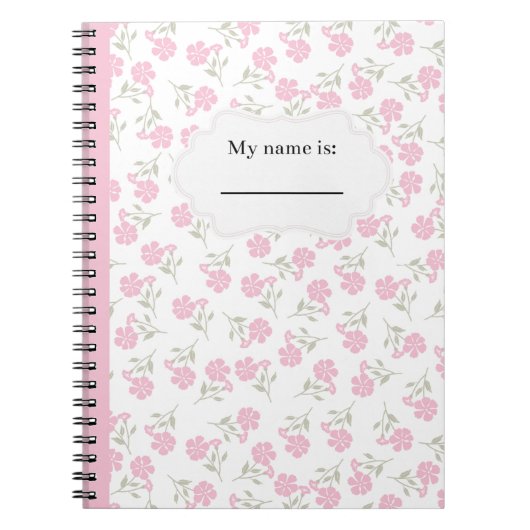 Floral Dreams Notebook Notizblock (Vorderseite)