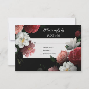 Floral Dreams RSVP Cards Einladung