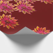 Floral DreM Blume dIGITAL zeichnend Geschenkpapier (Ecke)