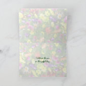 Floral Drucken Summer Solstice Karte (Innenseite)