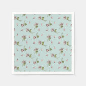 Floral Duck egg Serviette (Vorderseite)