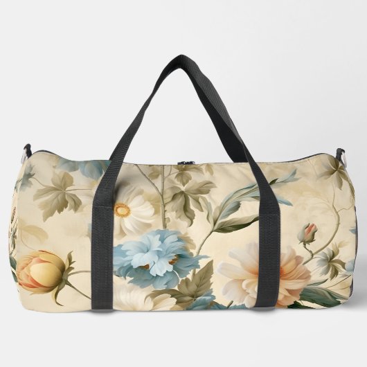 floral duffle bag (Vorderseite)