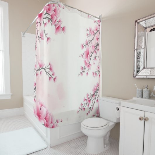 floral duschvorhang (Beispiel)