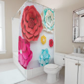 floral duschvorhang (Beispiel)