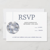Floral Dusty Blue Eucalyptus Elegante Wedding Save The Date (Vorderseite)
