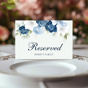 Floral Dusty Blue Eukalyptus Reservierte Signaturk Einladung