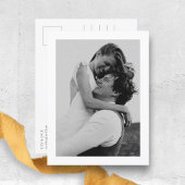 Floral Dusty Blue Hydrangea Wedding Vielen Dank Postkarte