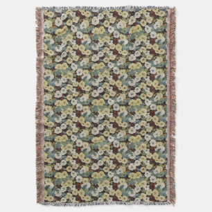 Floral Earthtone Decke