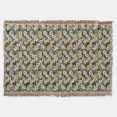 Floral Earthtone Decke (Vorderseite)