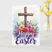 Floral Easter Blessing Card Karte (Gelbe Blume)