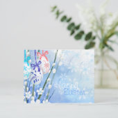 Floral Easter Eggs - Customized Feiertagspostkarte (Stehend Vorderseite)