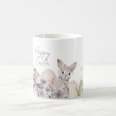 Floral Easter Eggs Happy Easter Mug Kaffeetasse (Mittel)