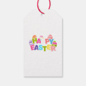 Floral Easter Eggs & Spring Roses Personalized Geschenkanhänger (Rückseite)