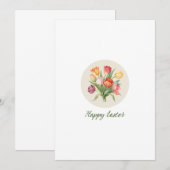 Floral Easter Party Invitation Einladung (Vorne/Hinten)