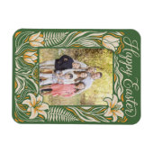  Floral Easter Personalized Lily & Daffodil Magnet (Horizontal)