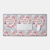 Floral Educator Embrace Schreibtischunterlage (Tastatur & Maus)