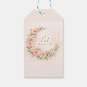 Floral Eid Mubarak – Blush Pink Islamic Gift f Geschenkanhänger (Rückseite)