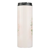 Floral Eid Mubarak – Blush Pink Islamic Gift f Thermosbecher (Rückseite)