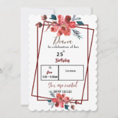 floral einladung (Vorderseite)