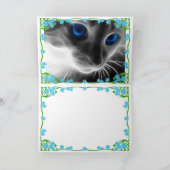 Floral Einladung und Dankeschön-Karte (Innenseite)