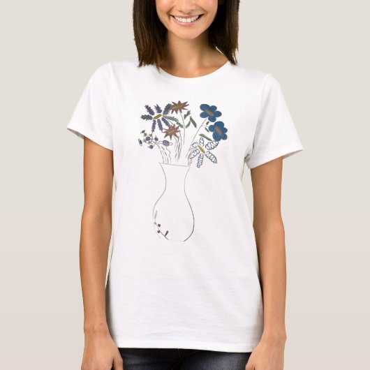 Floral elaganie T-Shirt (Vorderseite)
