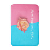 Floral Elegance Bath Mat Badematte (Vorderseite Vertikal)