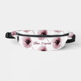 Floral Elegance Beige Rose Bauchtasche