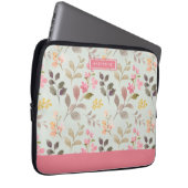 Floral Elegance Boho Stylish Cute  Laptopschutzhülle (Vorne Rechts)