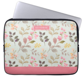 Floral Elegance Boho Stylish Cute  Laptopschutzhülle