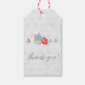 "Floral Elegance" Collection Geschenkanhänger (Vorderseite)