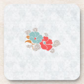"Floral Elegance" Collection Getränkeuntersetzer (Vorderseite)