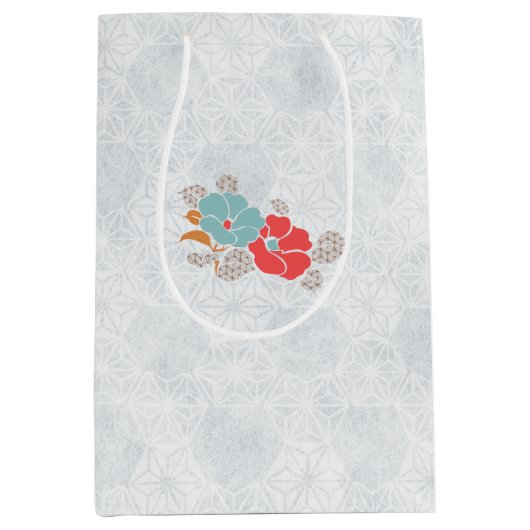 "Floral Elegance" Collection Mittlere Geschenktüte (Vorderseite)