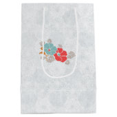 "Floral Elegance" Collection Mittlere Geschenktüte (Rückseite)