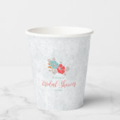 "Floral Elegance" Collection Pappbecher (Vorderseite)