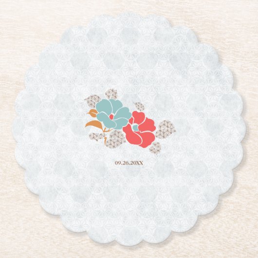 "Floral Elegance" Collection Untersetzer (Vorderseite)