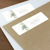 Floral Elegance Custom Return Address Label