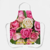 Floral Elegance – Cute Flower Apron for Kit Schürze (Vorderseite)