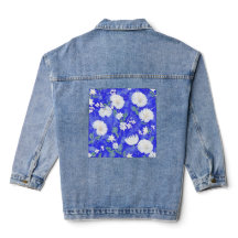 Floral Elegance Denim Jacket: raffinierter Charme