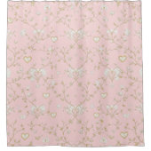 Floral Elegance Duschvorhang (Vorderseite)