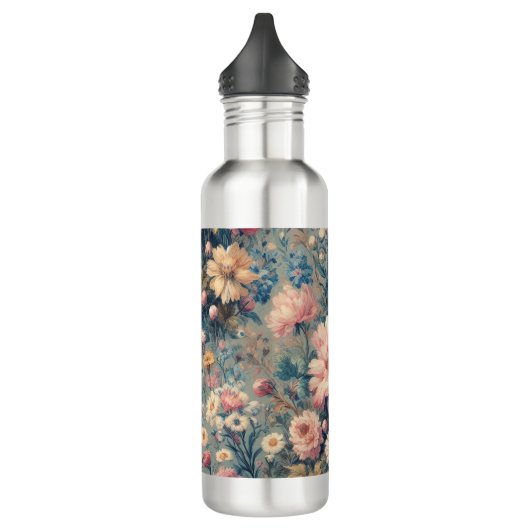 Floral Elegance Edelstahlflasche (Links)