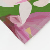 Floral Elegance Fleecedecke (Ecke)
