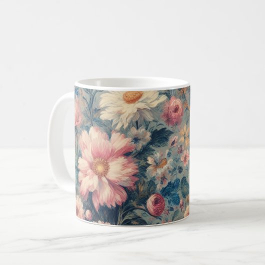 Floral Elegance Kaffeetasse (Vorderseite Links)