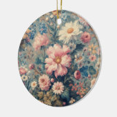 Floral Elegance Keramik Ornament (Links)