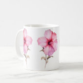 Floral Elegance Keramik Tasse (Vorderseite Links)
