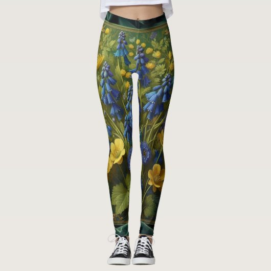Floral Elegance Leggings (Vorderseite)