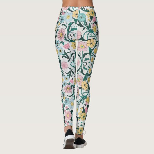 Floral Elegance Leggings (Rückseite)